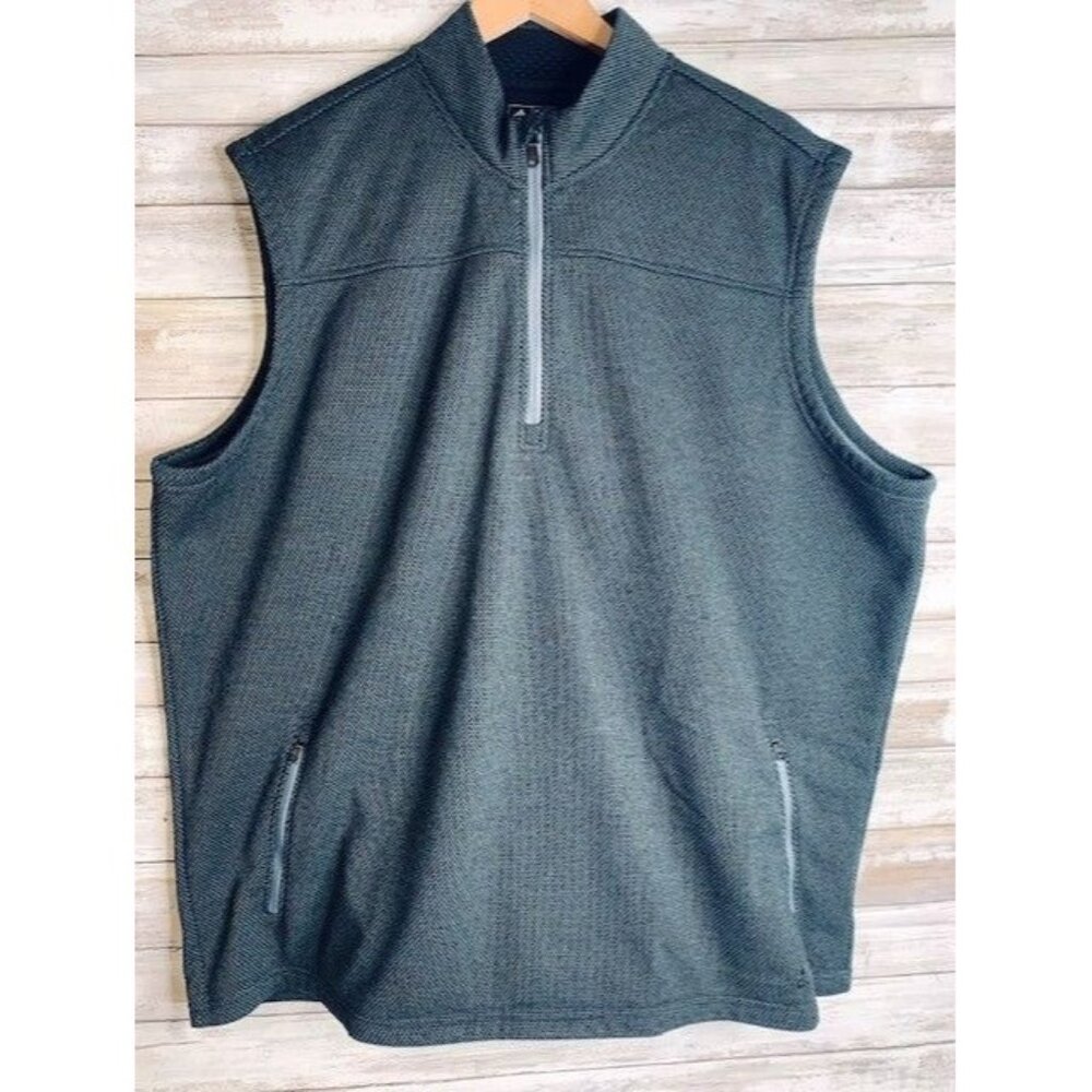 Adidas 2XL Men's Green Sleeveless Golf Vest‎